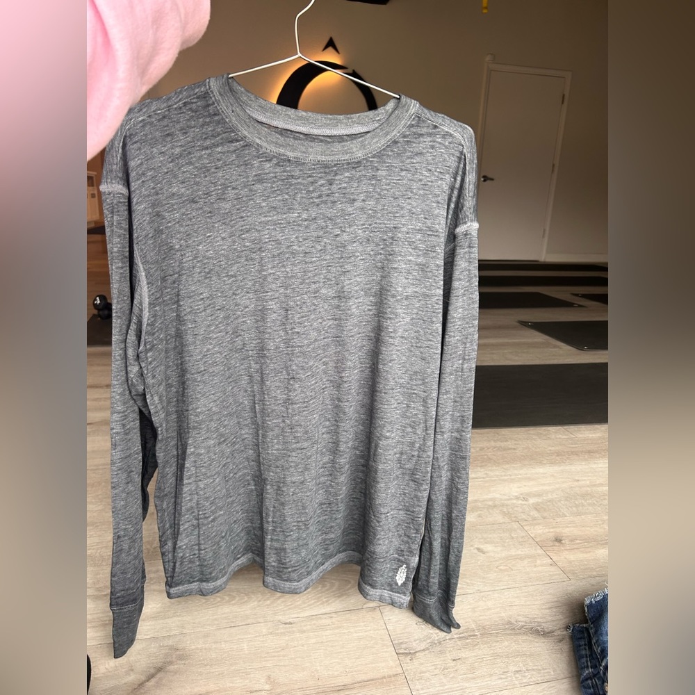 Free People Movement gray shirt